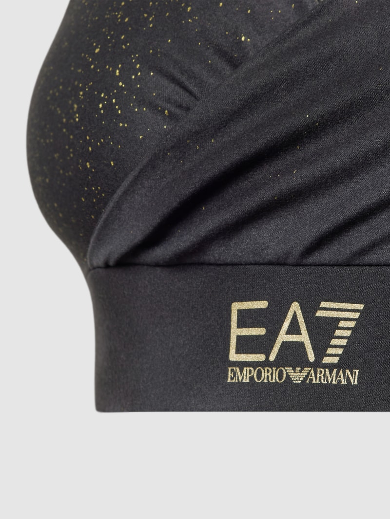 BH mit Label-Print in schwarz
