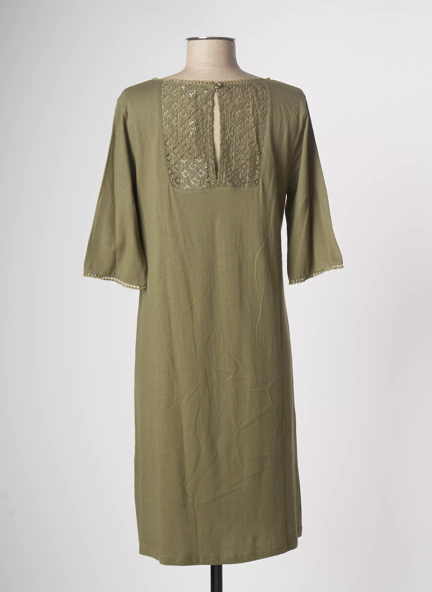 Agathe   Louise Robes Mi Longues Femme couleur vert