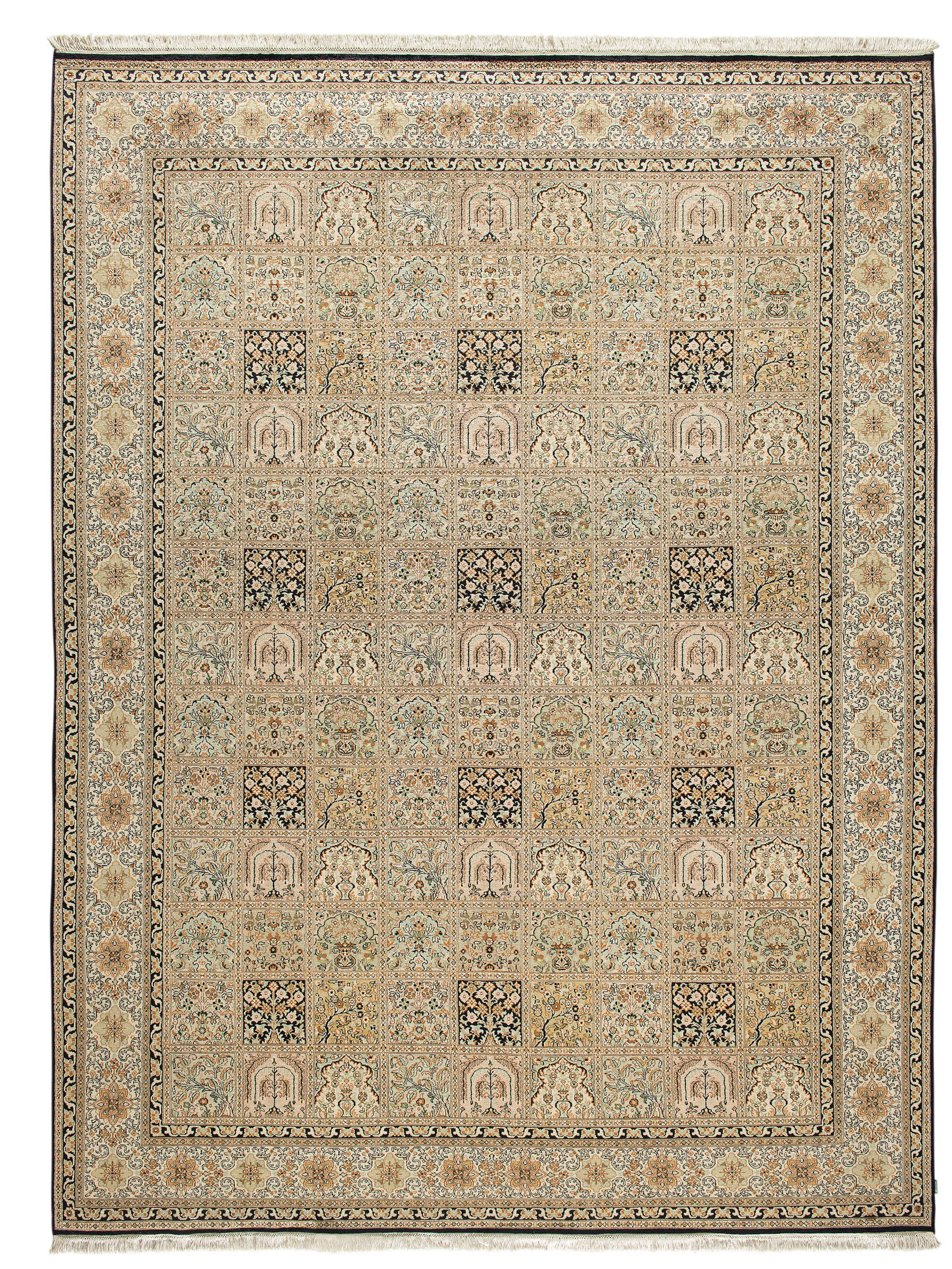 Kaschmir Seide 18/18 ca. 241 x 334 cm, Unikat / Einzelstück