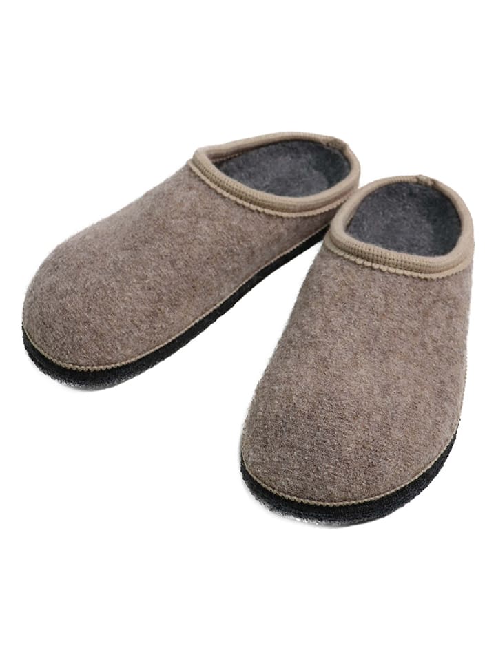 Kaiser Naturfellprodukte H&L Lammfell-Hausschuhe in Beige günstig kaufen