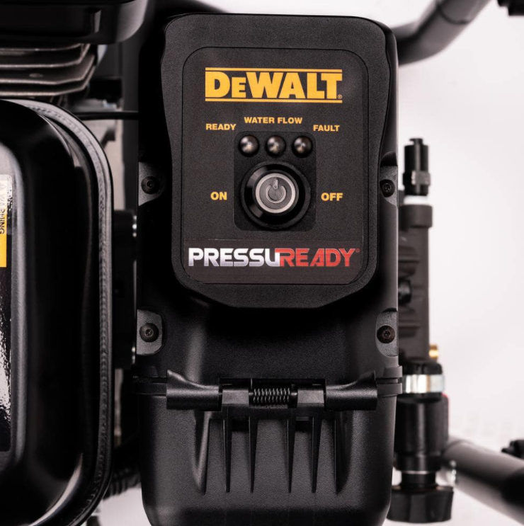 Lavadora de alta pressão DEWALT 3400 PSI 2,5 GPM com água fria e bomba de lóbulos axiais AAA