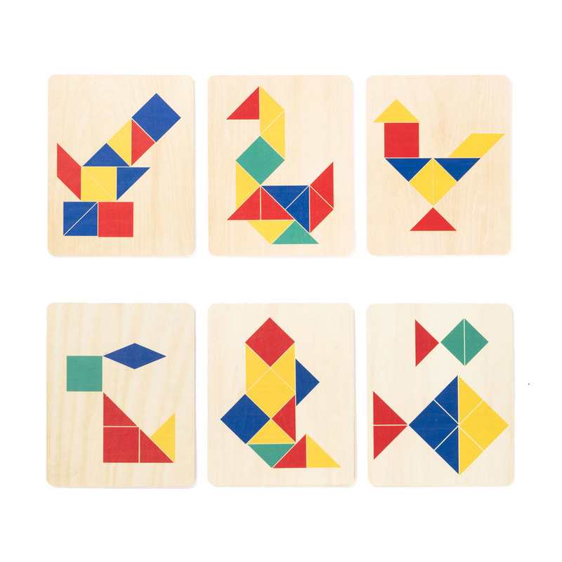 Jeu de tangram et reconnaissance des formes Oxybul
