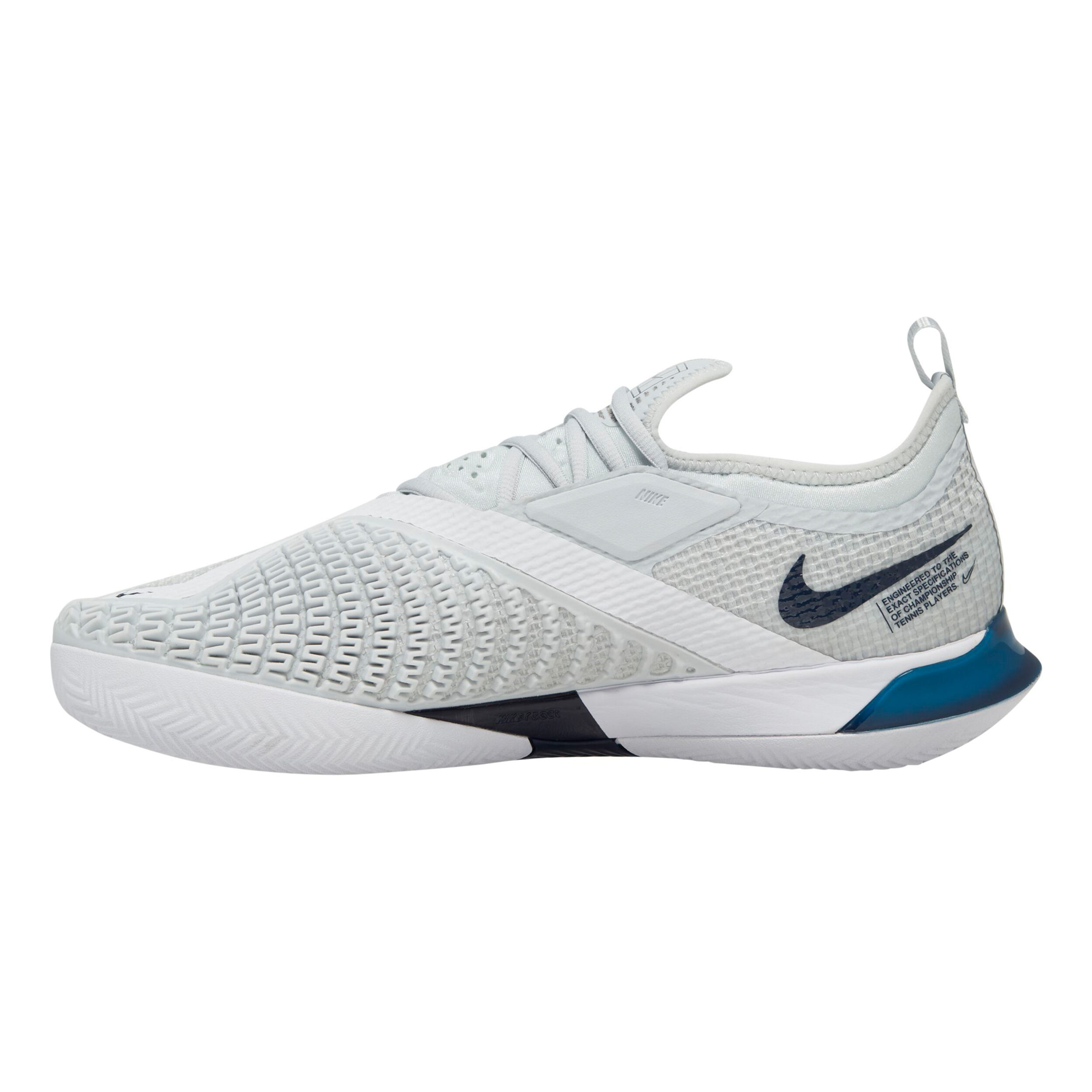 React Vapor NXT Sandplatzschuh Herren - Weiß, Blau