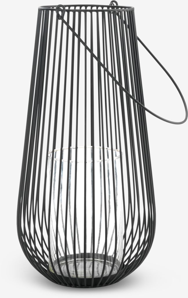 Latarnia MELIAS MELIAS Ø24xH46cm czarna