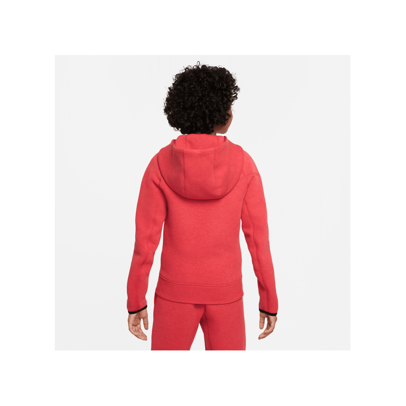 Nike Tech Fleece Jacke Kids Rot Schwarz F672