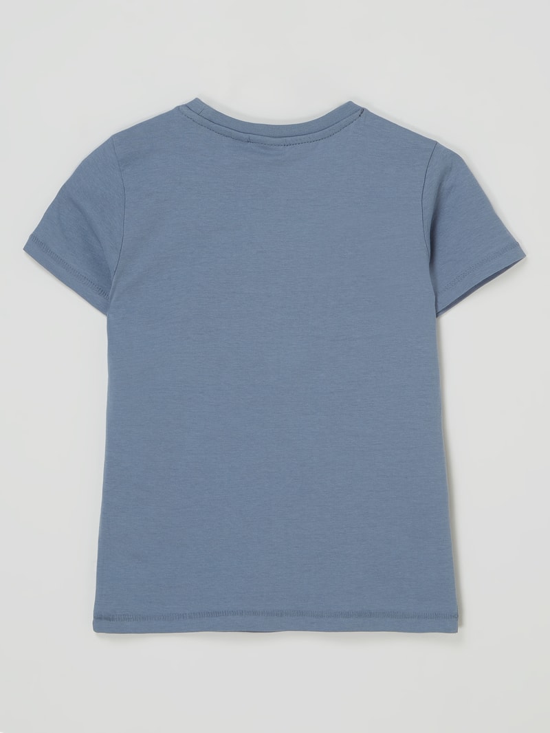 T-Shirt aus Baumwolle in blau