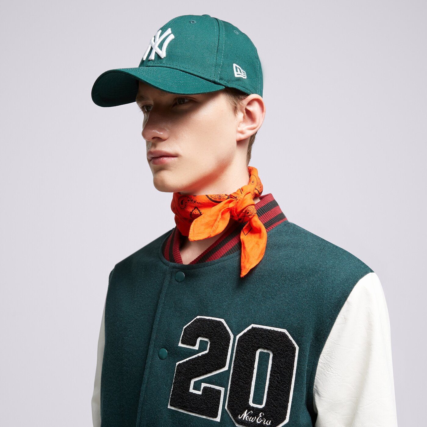 NEW ERA JACKE NE LIFESTYLE VARSITY NONE Grün