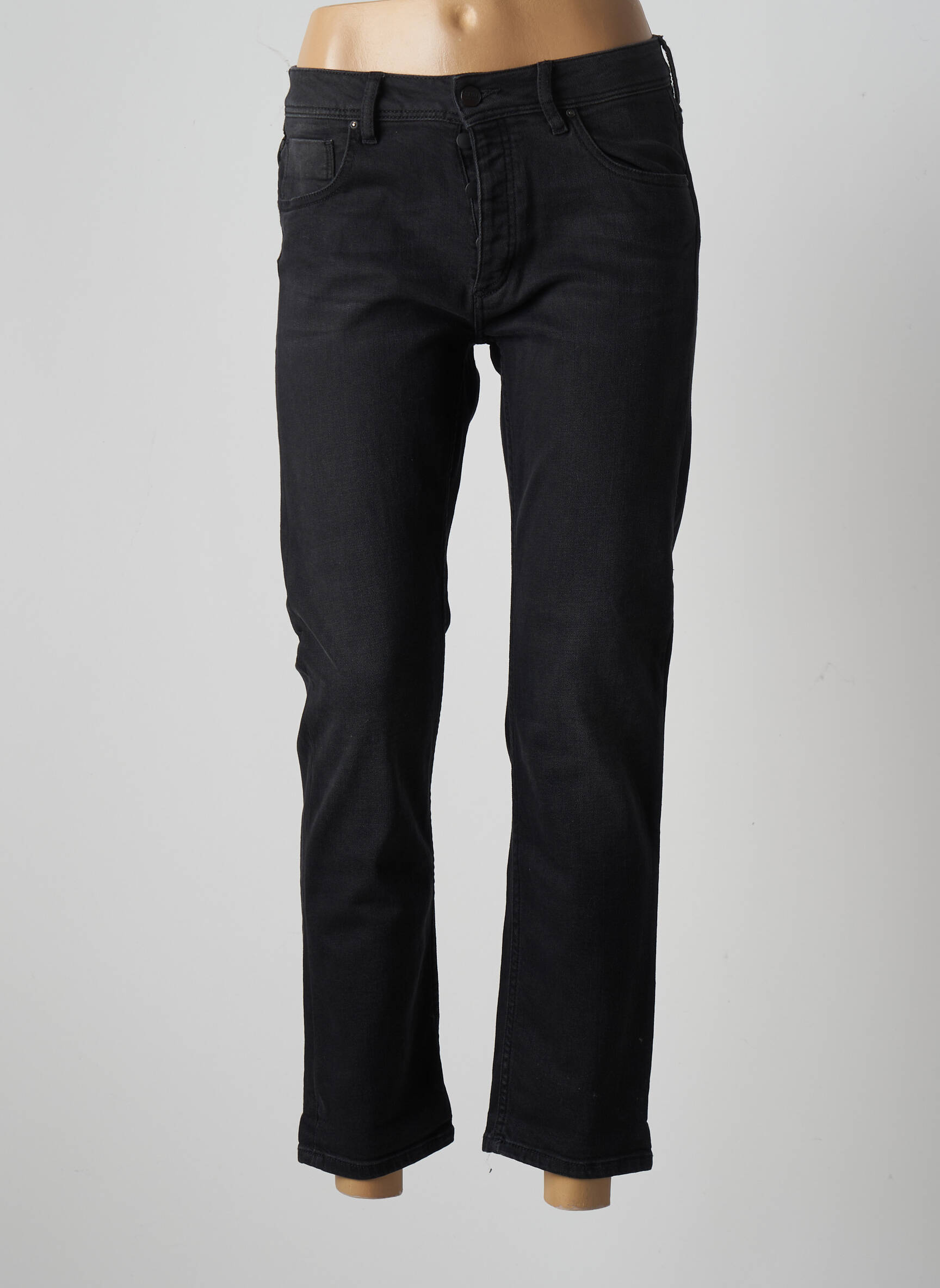 Reiko Jeans Coupe Slim Femme couleur noir