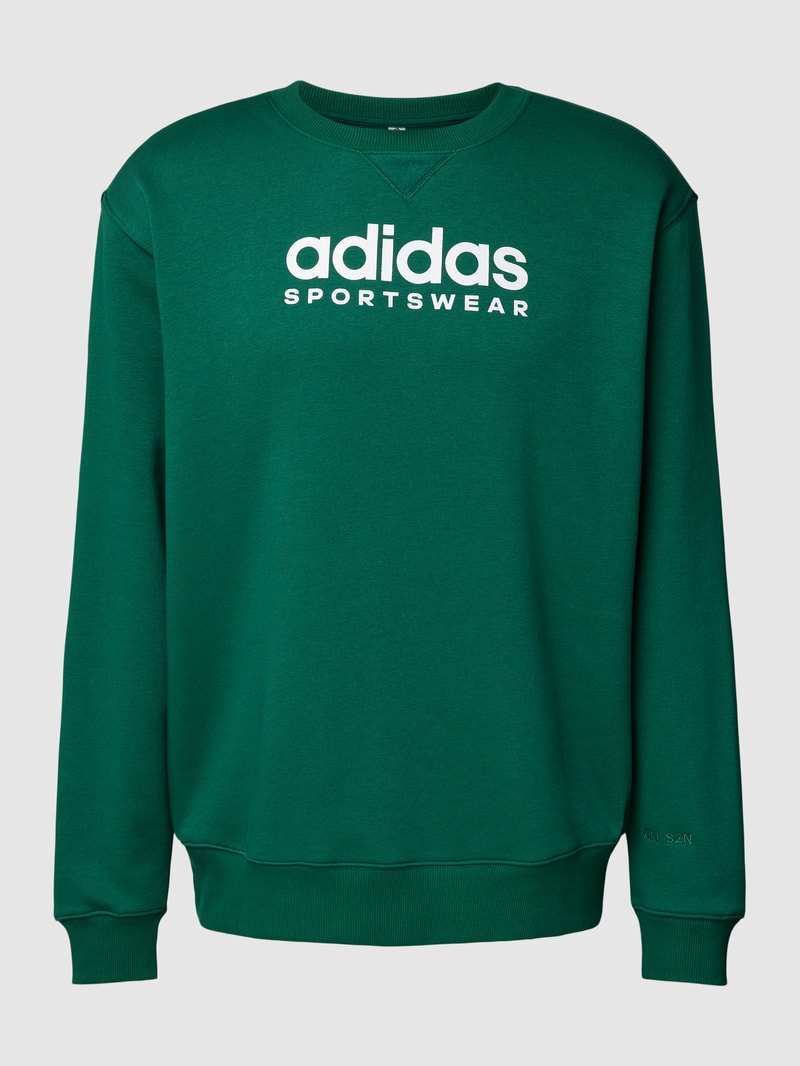 Sweatshirt mit Label-Print in bottle