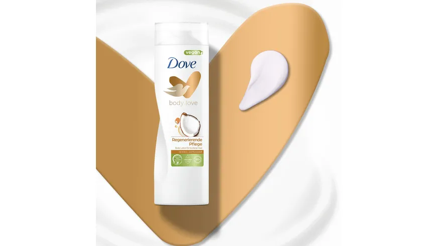 Dove Body Love Regenerierende Pflege Body Lotion mit Kokos- & Mandelduft 400 ml