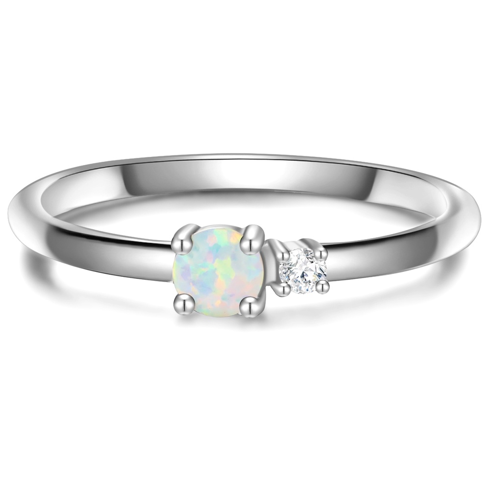 Glanzstücke München Bague en argent Argent sterling Oxyde de zirconium (CZ) en Argent Bague
