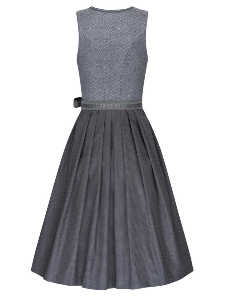 Nübler Midi Dirndl Helene in Silber günstig kaufen 40