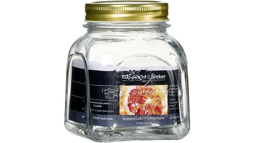 Ritzenhoff & Breker Homemade Dose 500ml transparent