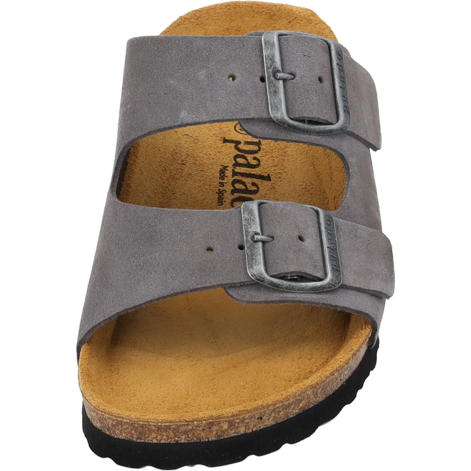Palado Korfu Premium Leather Herren, Pantoletten, Herren, Grau