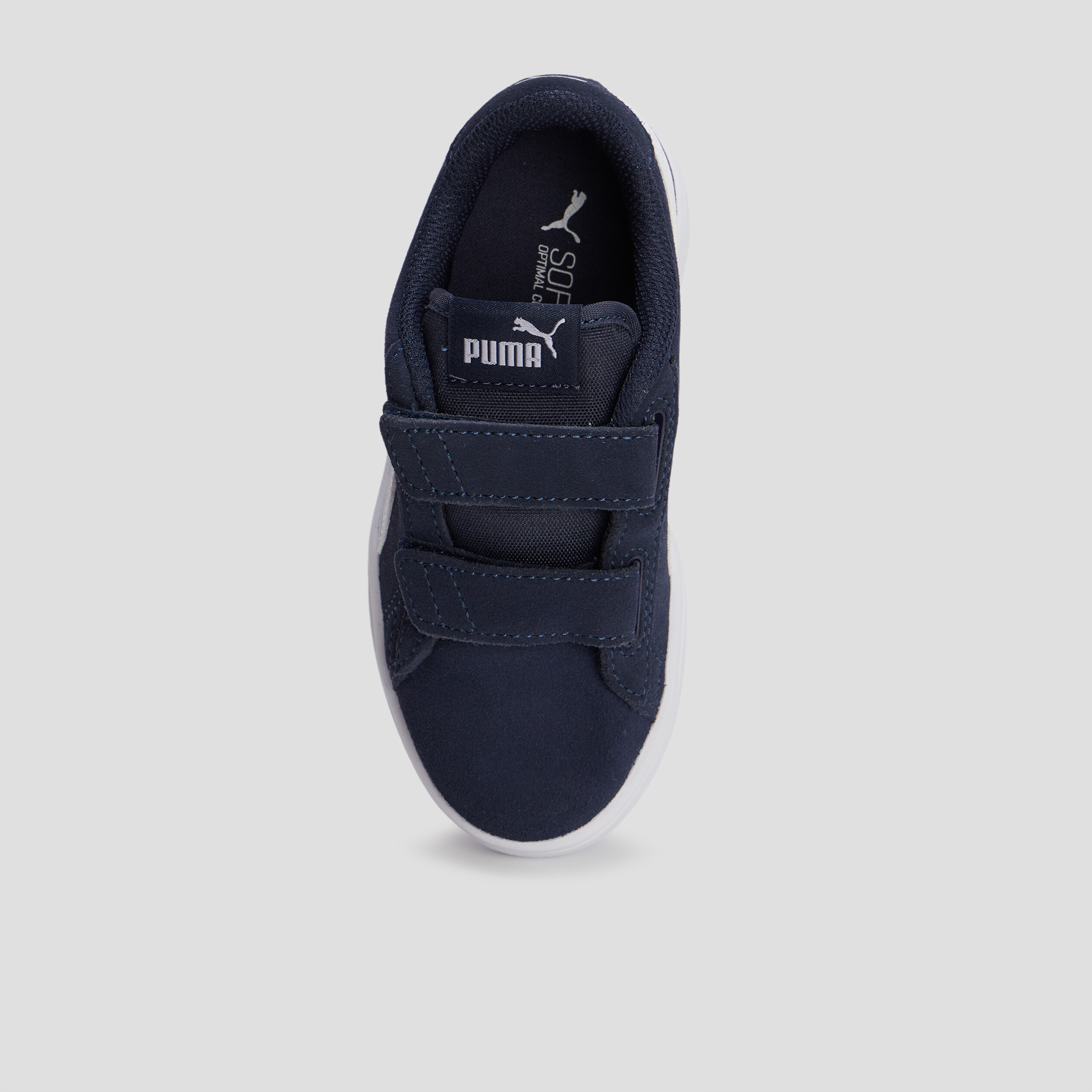 Tennis à scratchs Smash V2 SD Puma bleu marine garçon | La Halle