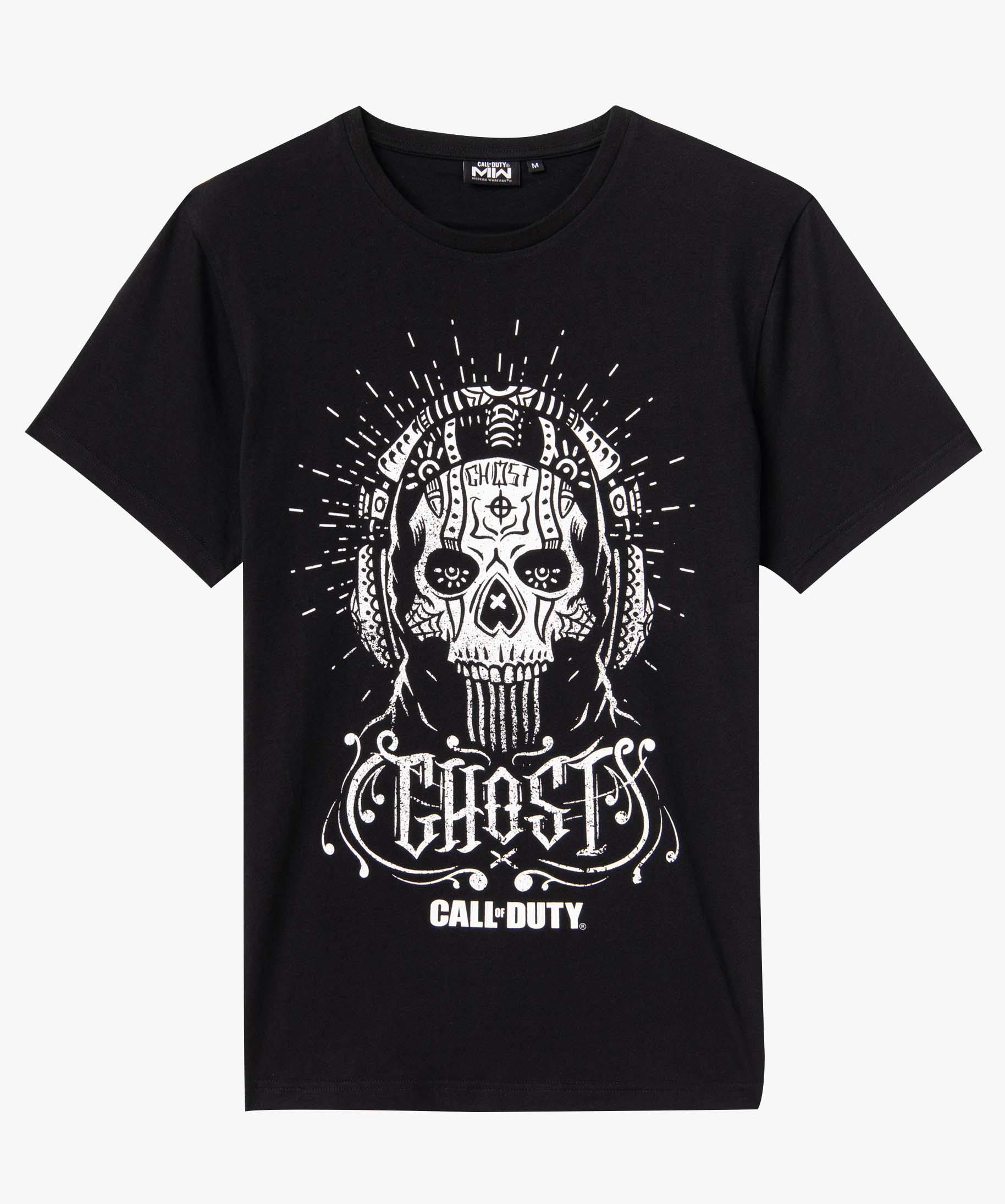 Tee-shirt homme avec motif tête de mort - Call of Duty noir | GEMO