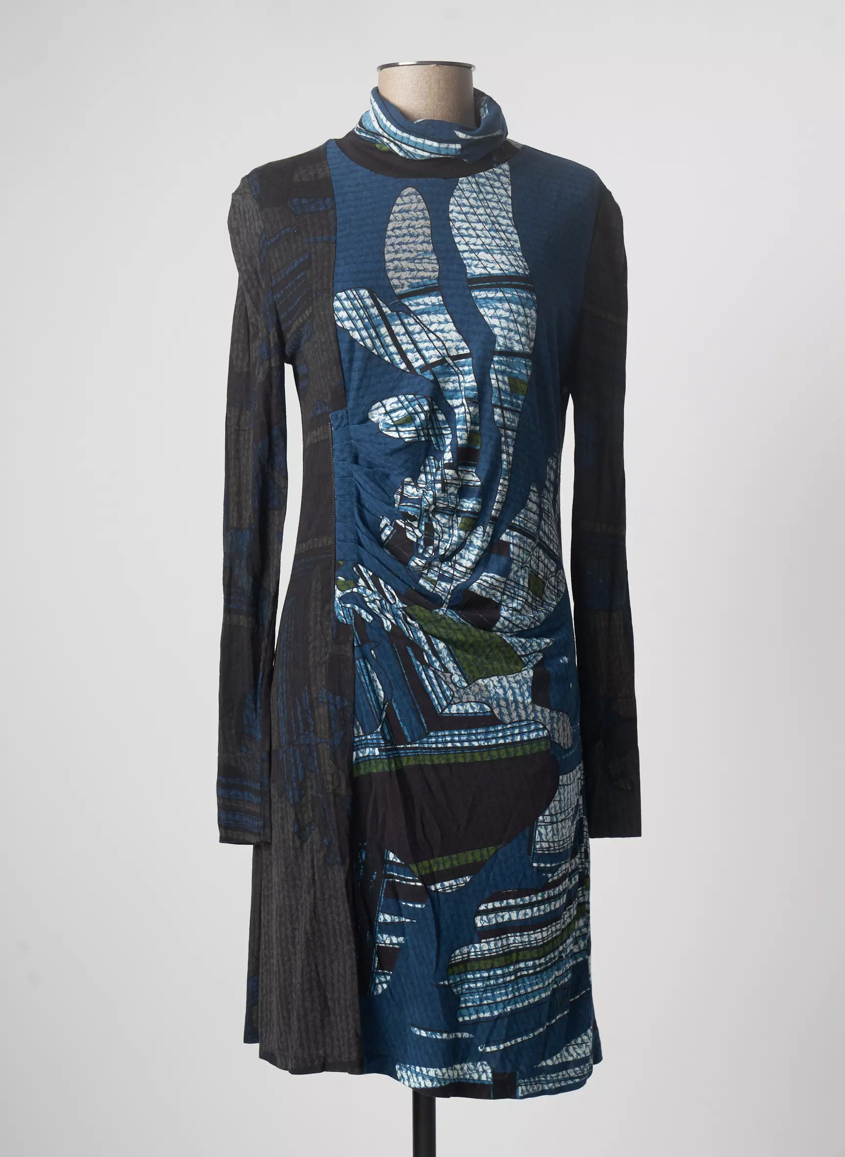 Sidecar Robes Mi Longues Femme couleur bleu