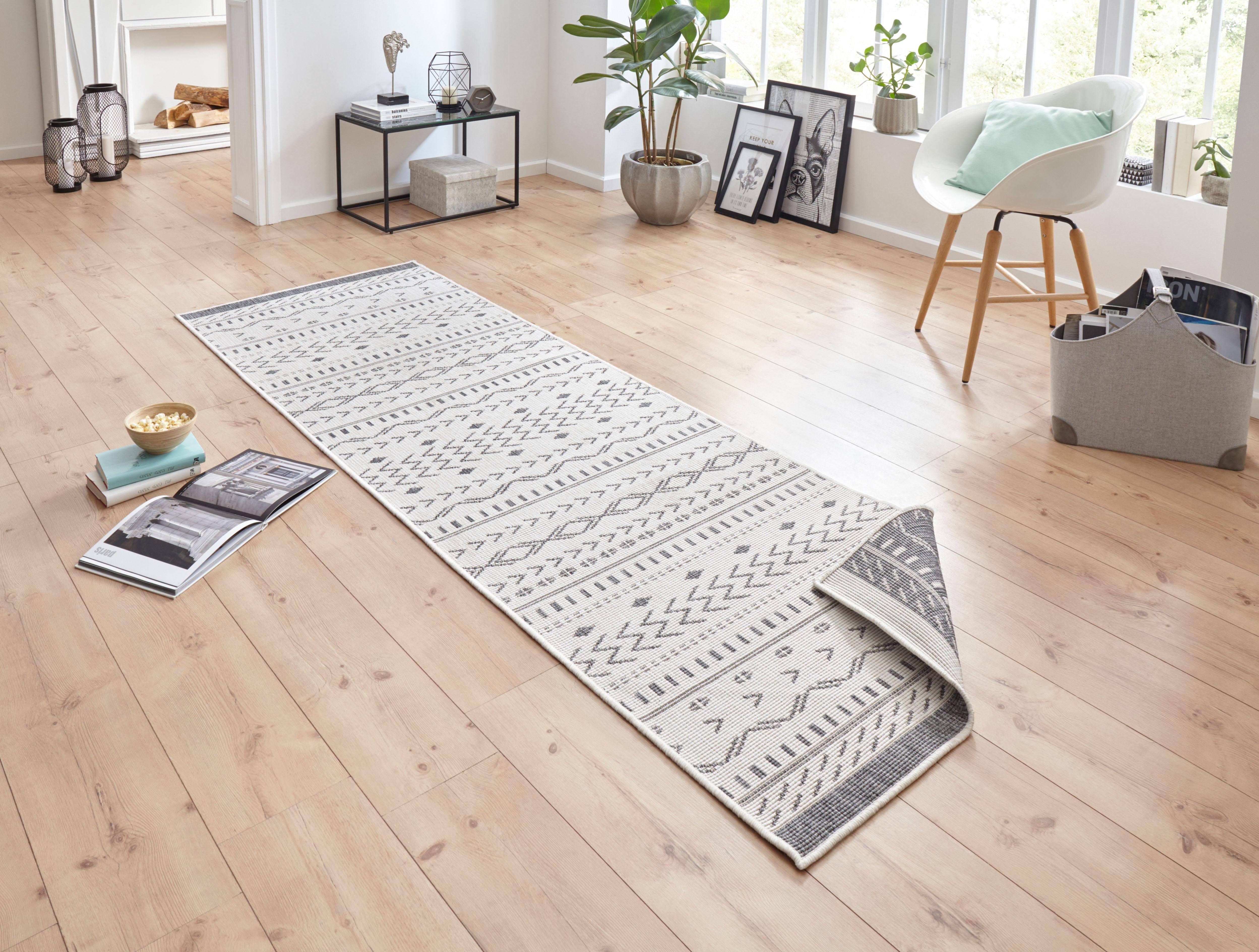Läufer Kuba, NORTHRUGS, rechteckig, Höhe: 5 mm, In-& Outdoor, Wetterfest, Balkon, Garten, Wohnzimmer, Wasserfest