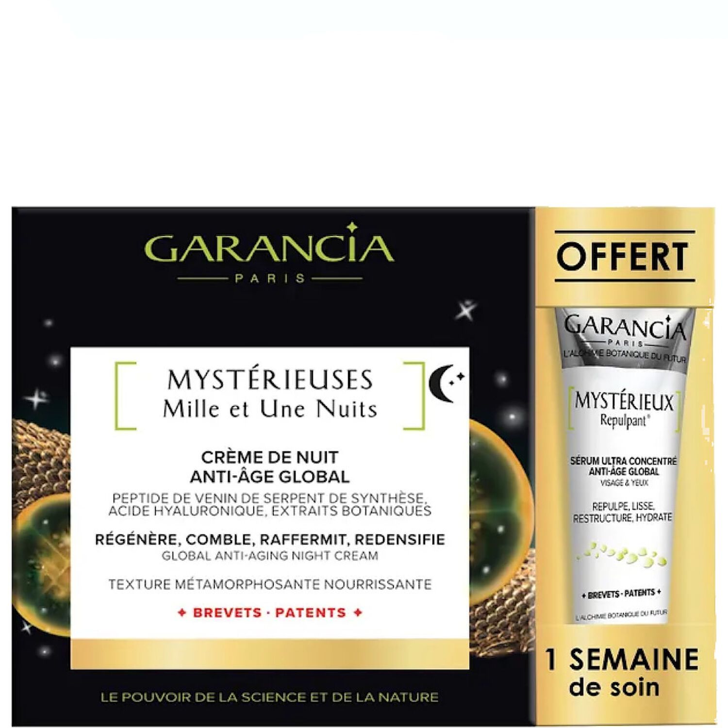 Garancia Mysterieuses Mille et Une Nuits Coffret Anti-Age Global - Crème de Nuit 30 ml + Sérum 5 ml