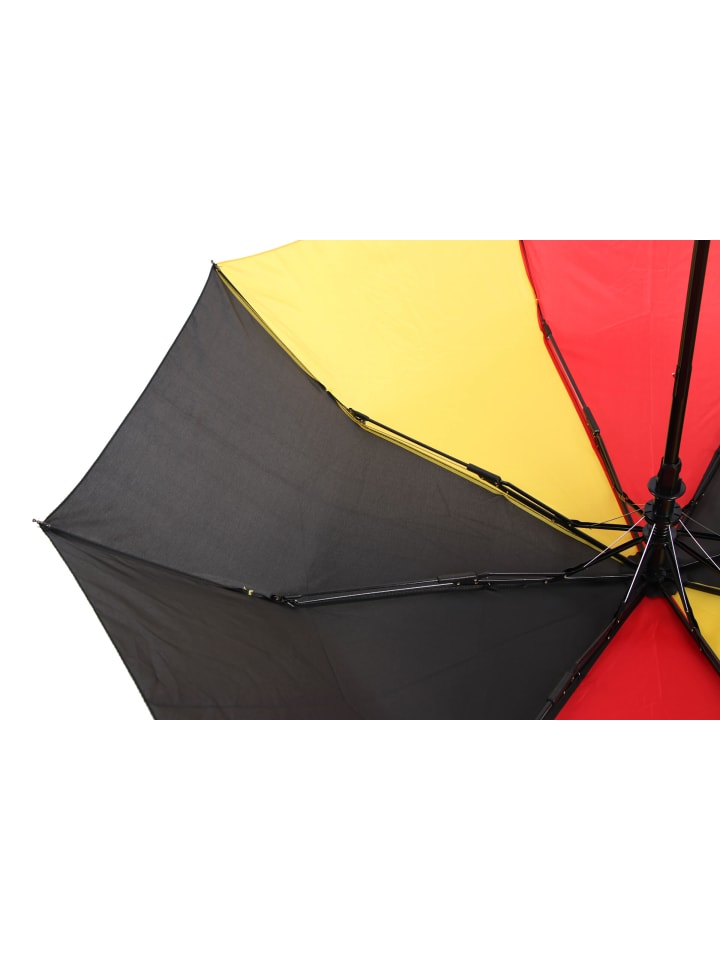 COFI 1453 Taschenschirm perfekt für Deutschlandfans ?100 cm in Mehrfarbig günstig kaufen 100 cm