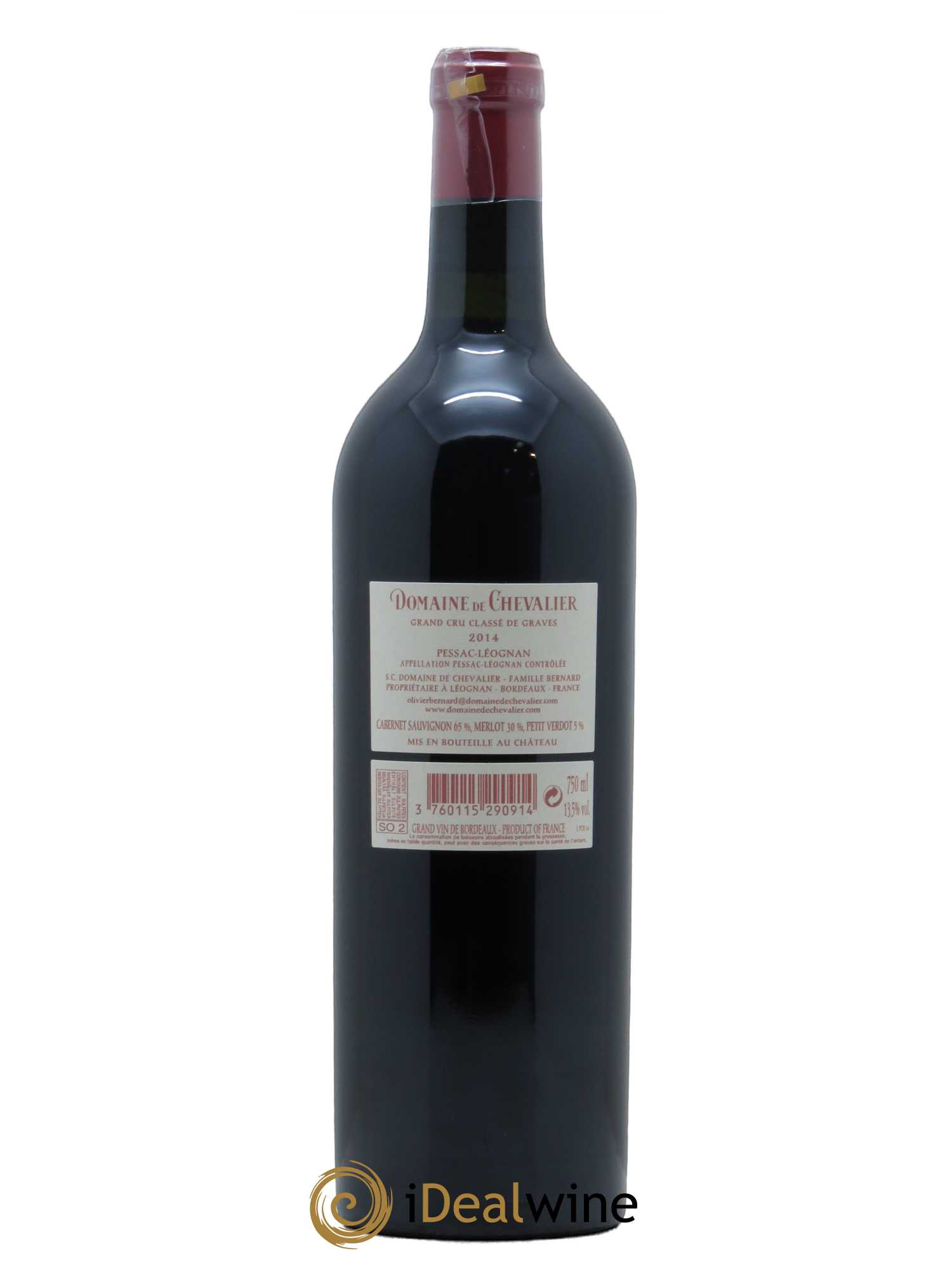 Domaine de Chevalier Cru Classé de Graves (CBO à partir de 6 bts) 2014 - Lot de 1 Bouteille