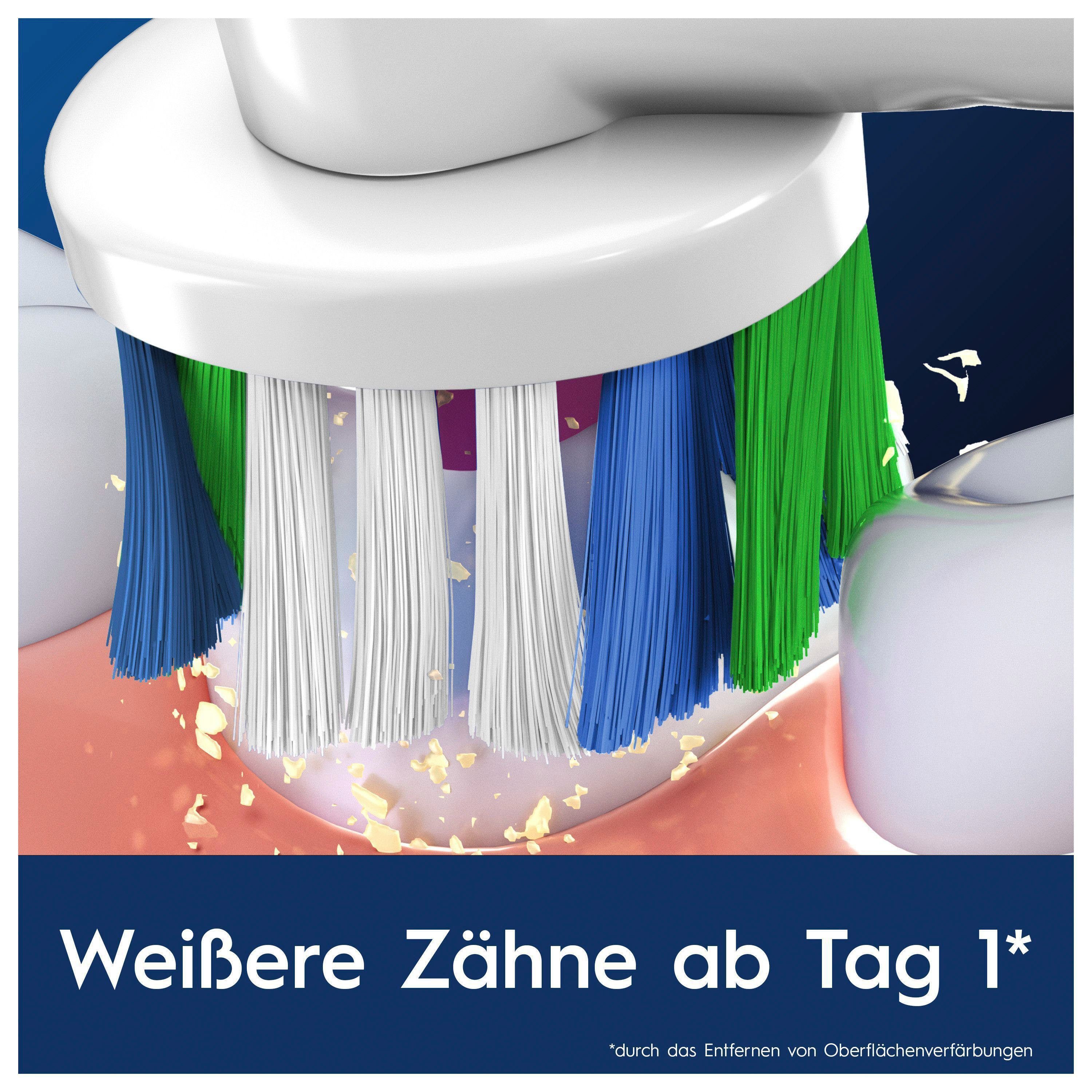 Oral-B Aufsteckbürsten Pro 3D White, X-förmige Borsten