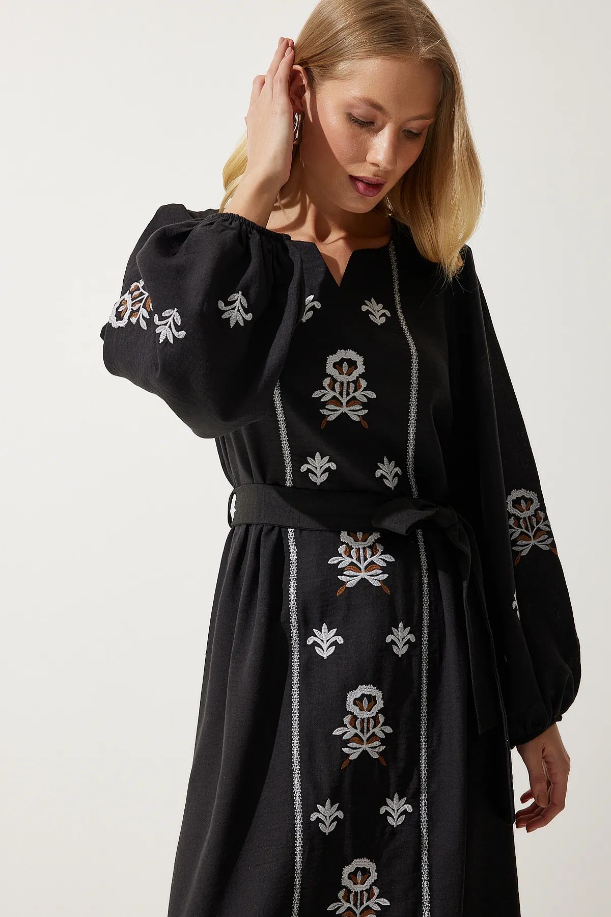 Happiness İstanbul  Kleid - Schwarz - A-Linie