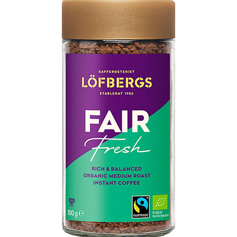 Löfbergs Frysetørret kaffe 80 g koffeinfri Löfbergs