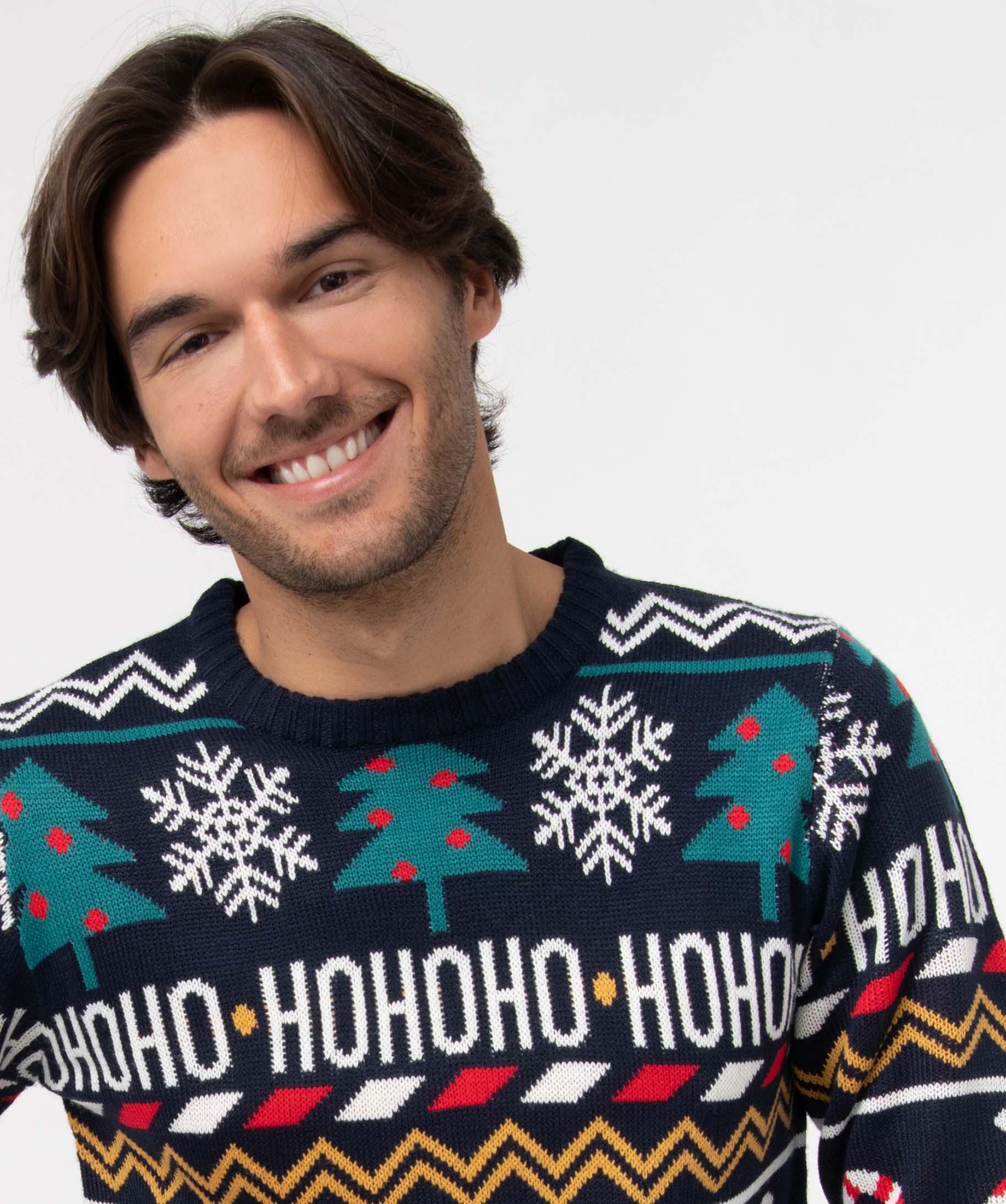 Pull de Nol homme à motif bleu fonce | GEMO