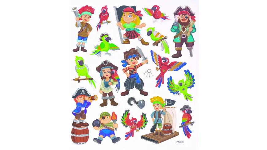 folia Charming Sticker PIRATES 2 Blatt