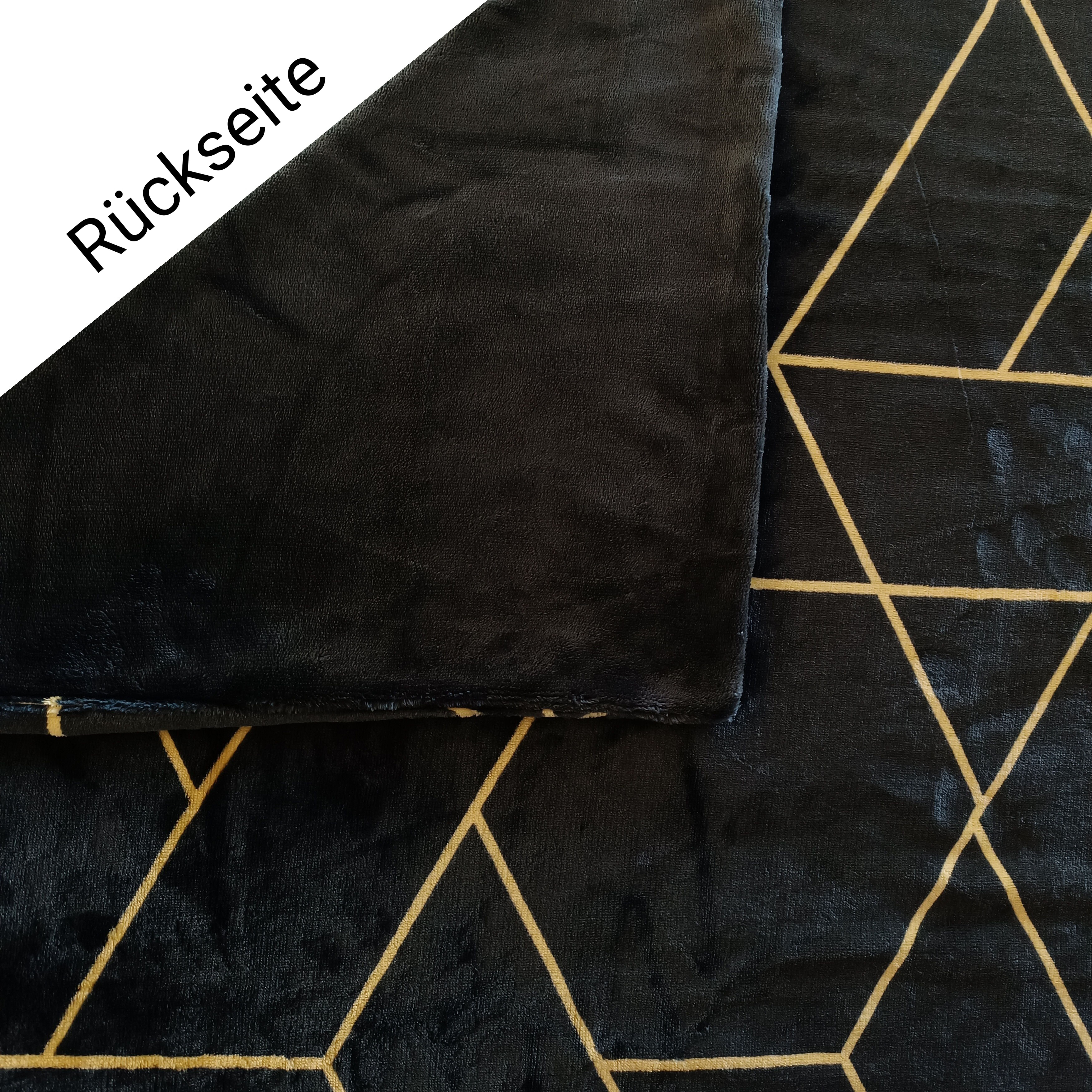 Bettwäsche Winter Cashmere Touch Diego, One Home, Fleece, 2 teilig, geometrisch modern, flauschig warmes Teddy Plüsch Normalgröße
