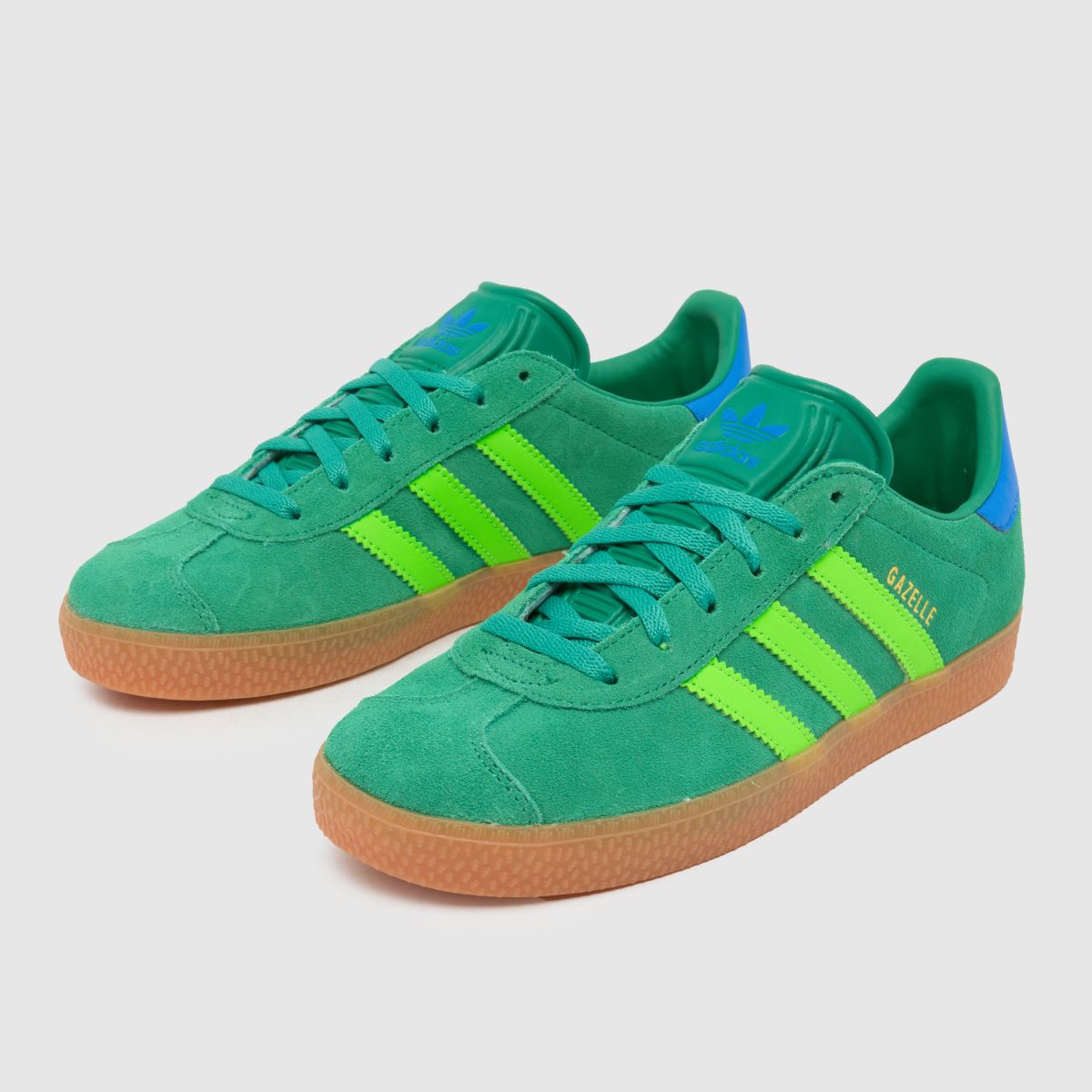 adidas zöld multifunkciós Gazelle fiú ifjúsági cipők