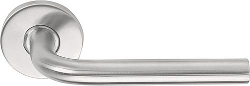 Puxador de porta com mola Formani 1501D145INXX0 BASICS LB3-16 em aço inoxidável fosco