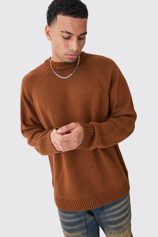 Oversize Raglan Strickpullover