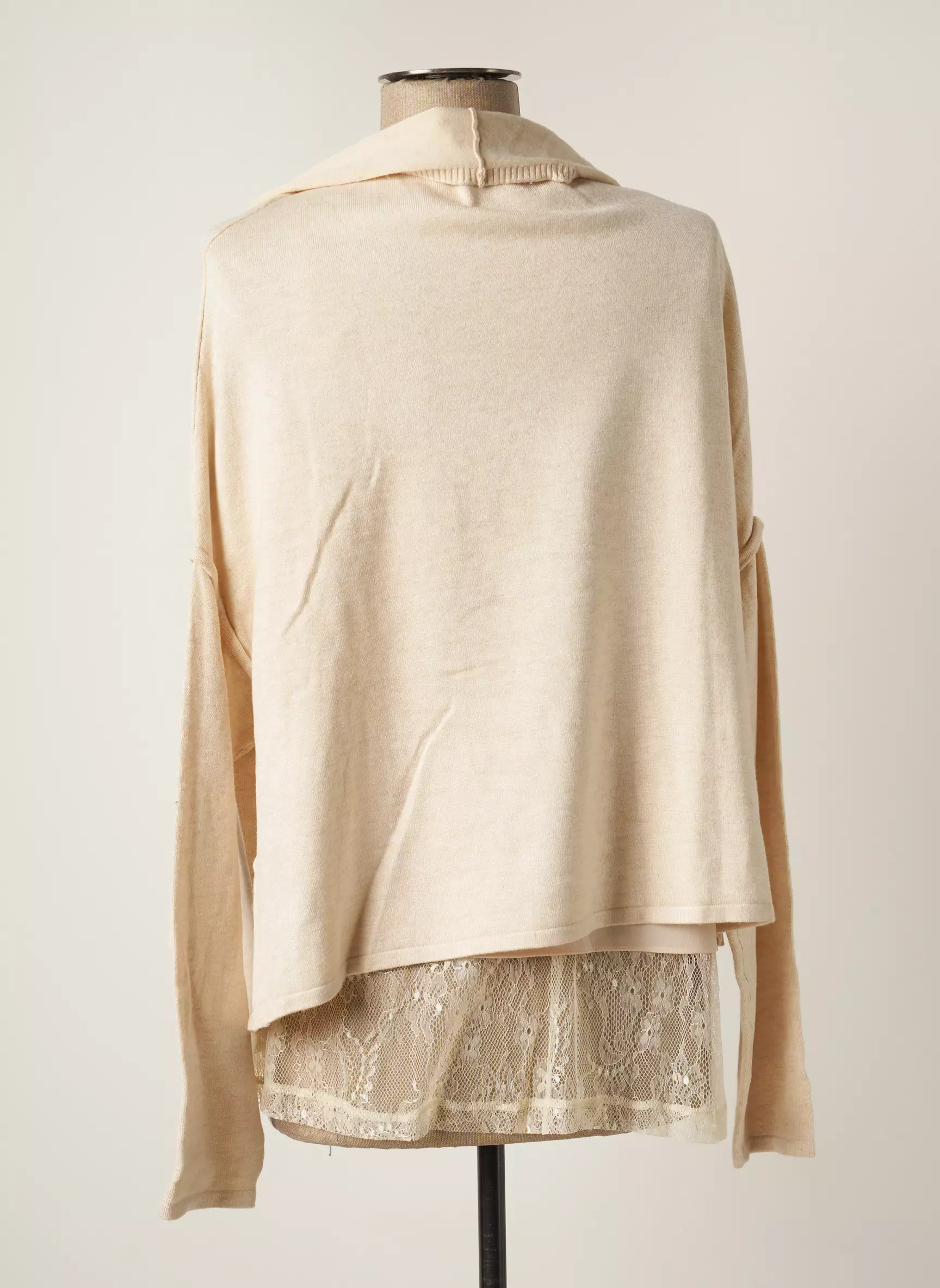 Odemai Pull Tuniques Femme couleur rose
