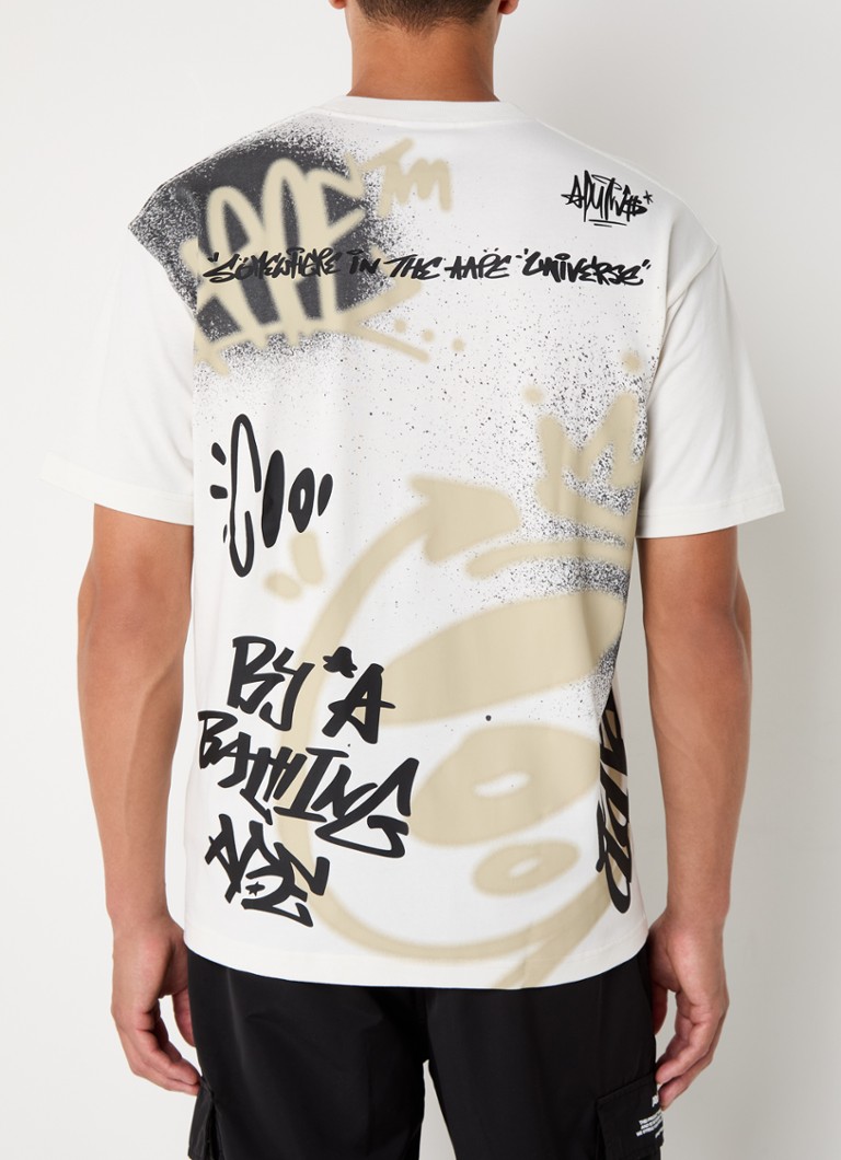 Tricou Aape cu imprimeu, logo și imprimeu pe spate.
