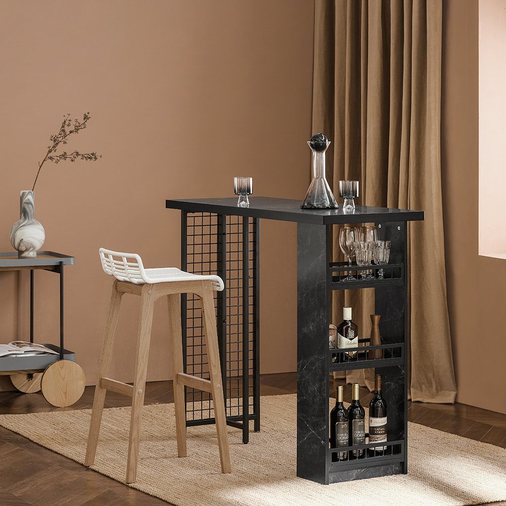SoBuy Bartisch FWT100, Esstisch Balkontisch Küchentisch Bistrotisch Stehtisch Bartresen