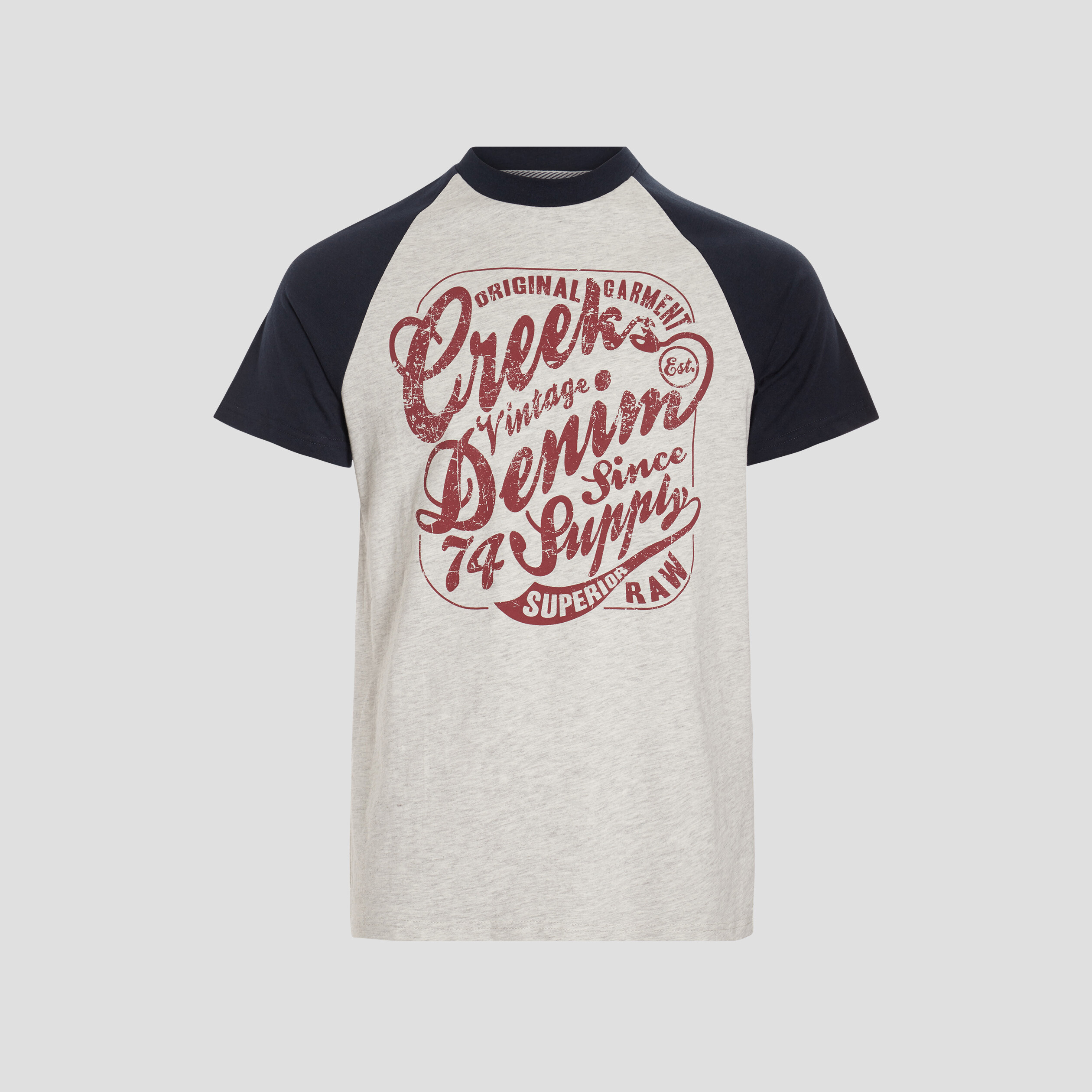 T-shirt manches courtes Creeks ivoire homme | La Halle