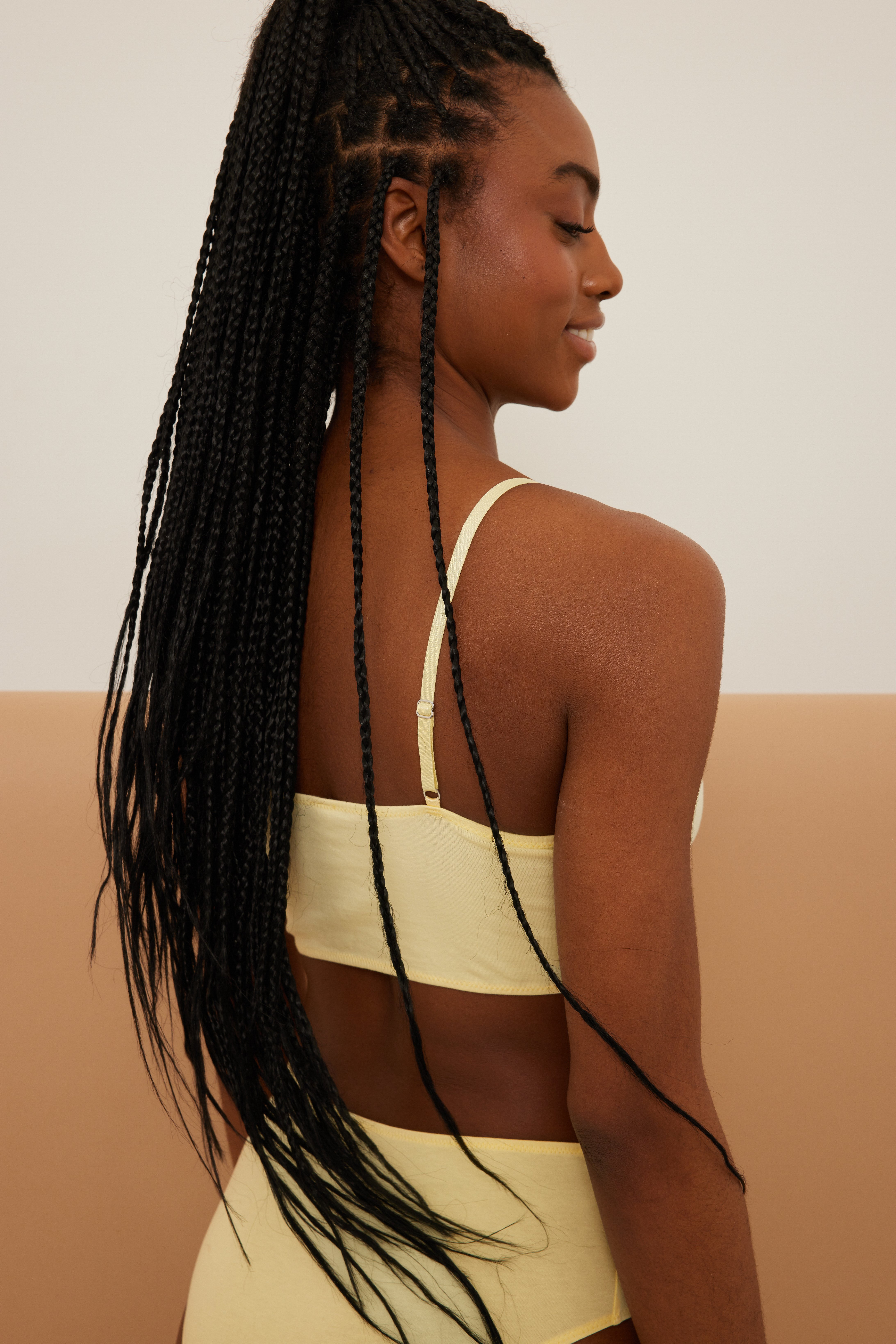 Triangel-Baumwoll-Bustier