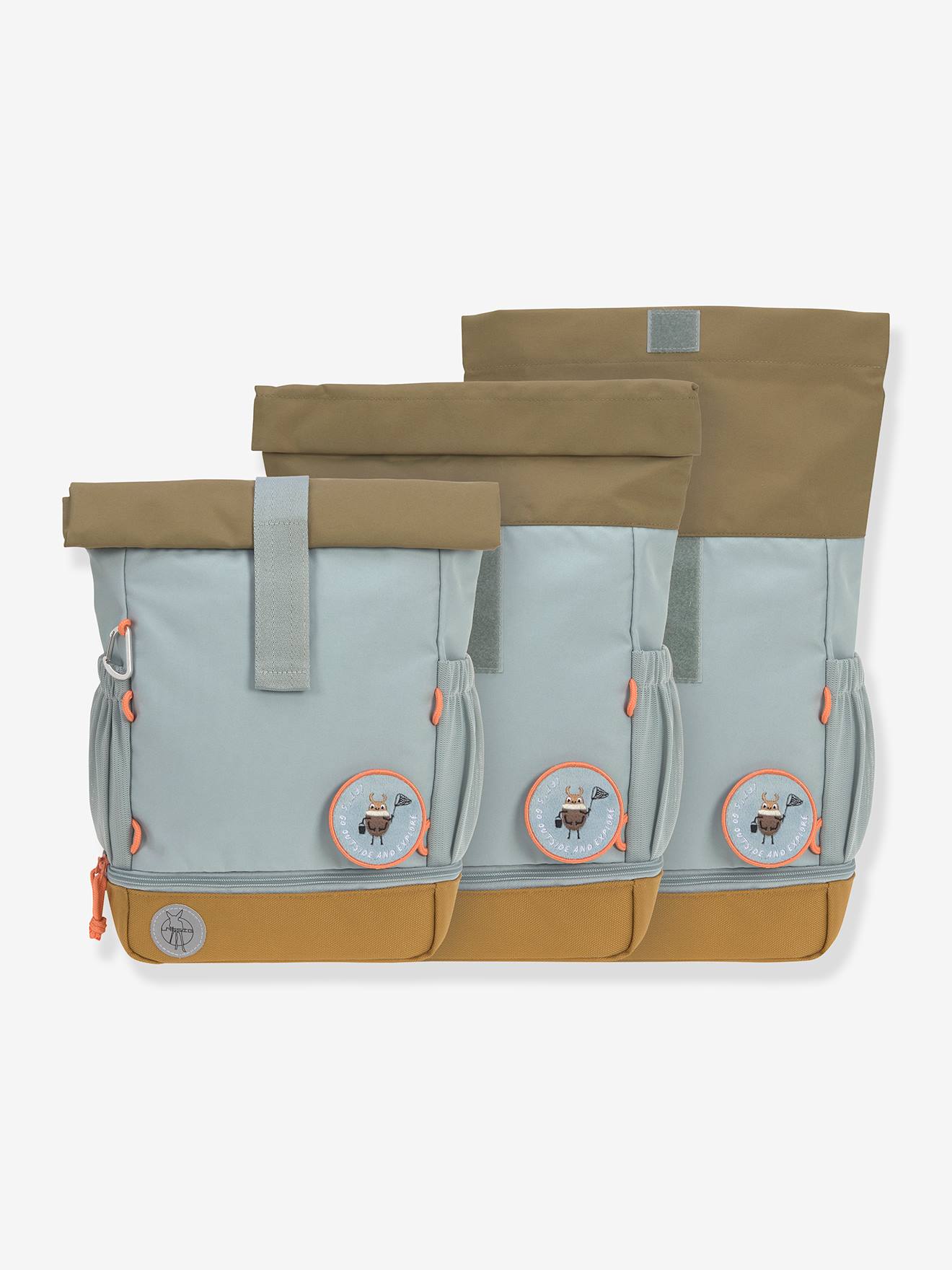 Lässig Kinder Rolltop-Rucksack NATURE LÄSSIG - grün