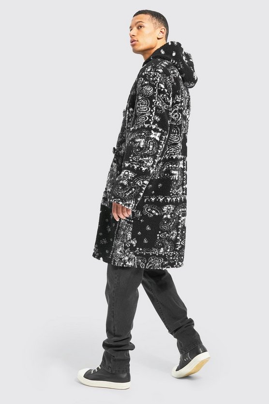 Tall Borg Mantel mit Bandana-Print