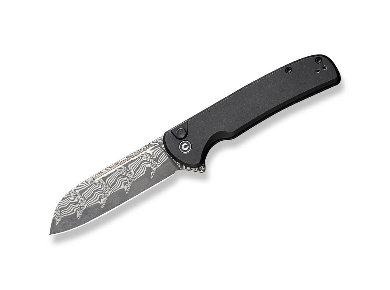 Chevalier II Aluminum Black Damascus
