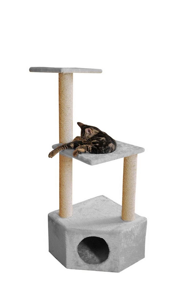 Silvio Design Katzen Kratzboy grau