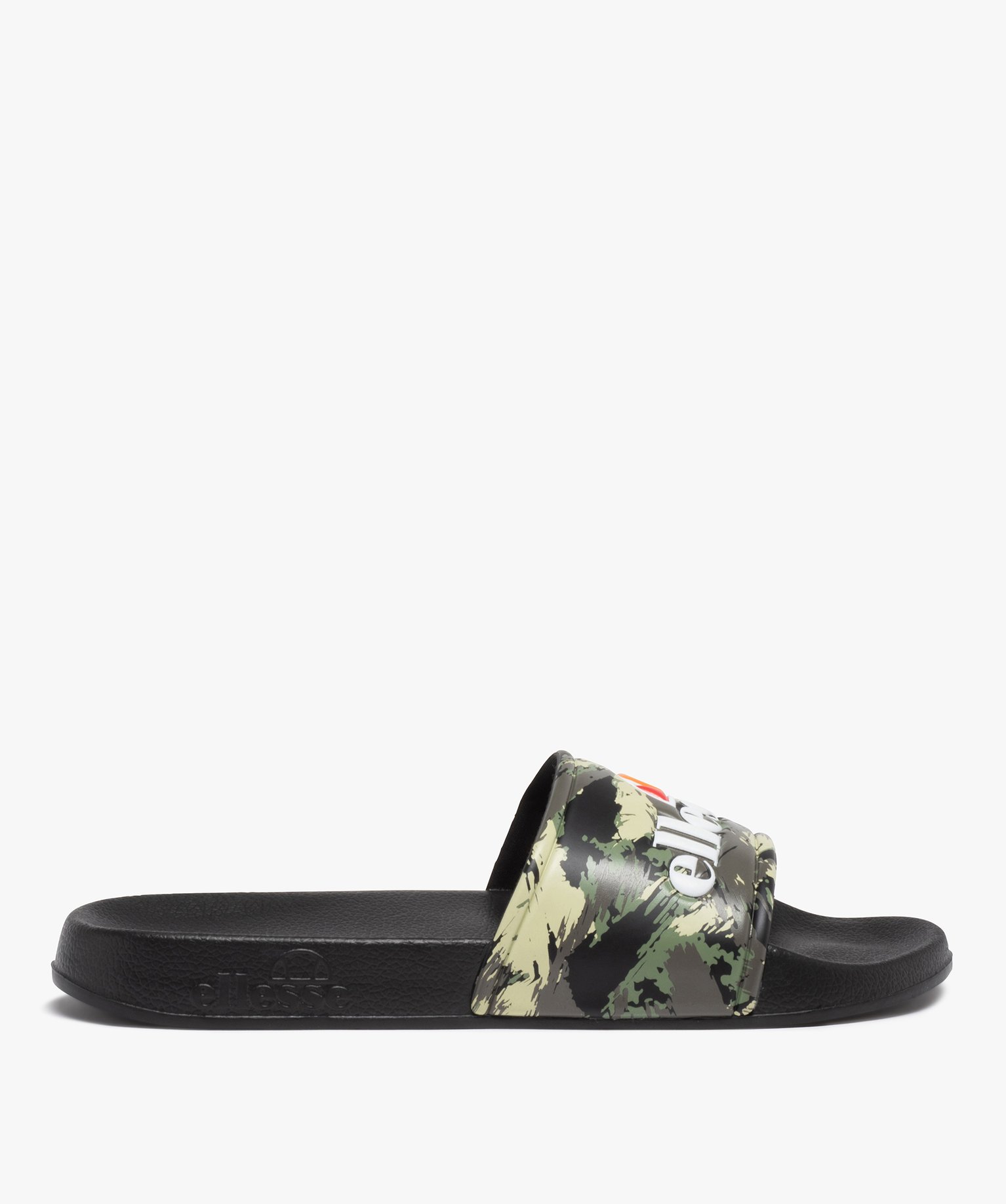 Mules de piscine homme camouflage - Ellesse kaki | GEMO