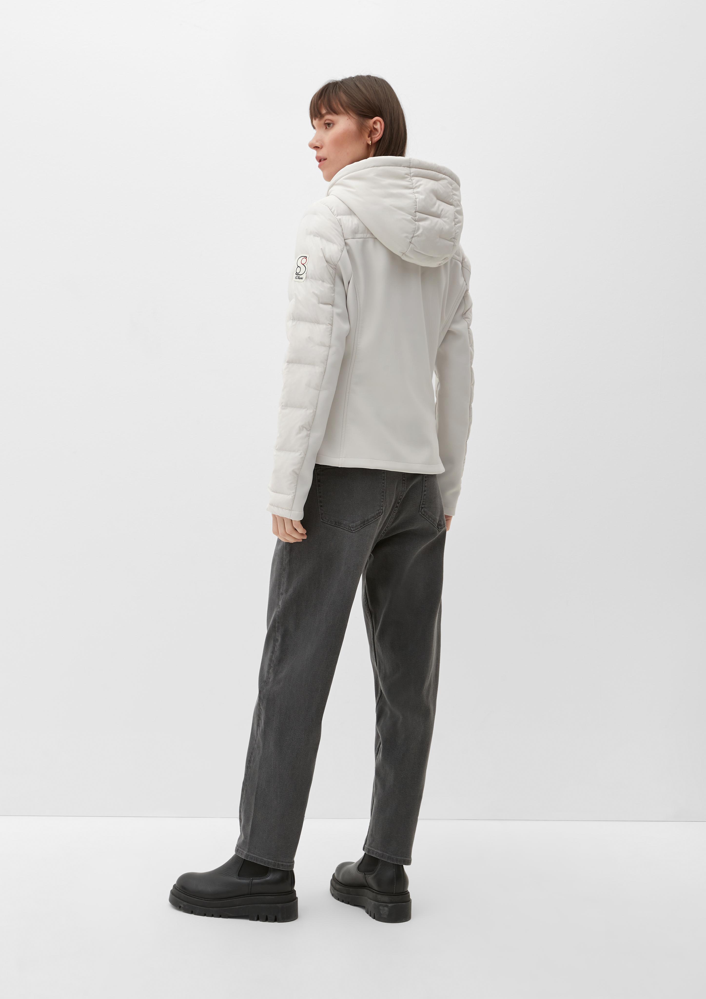 Wattierte Outdoor-Jacke im Fabricmix  2124392-0330
