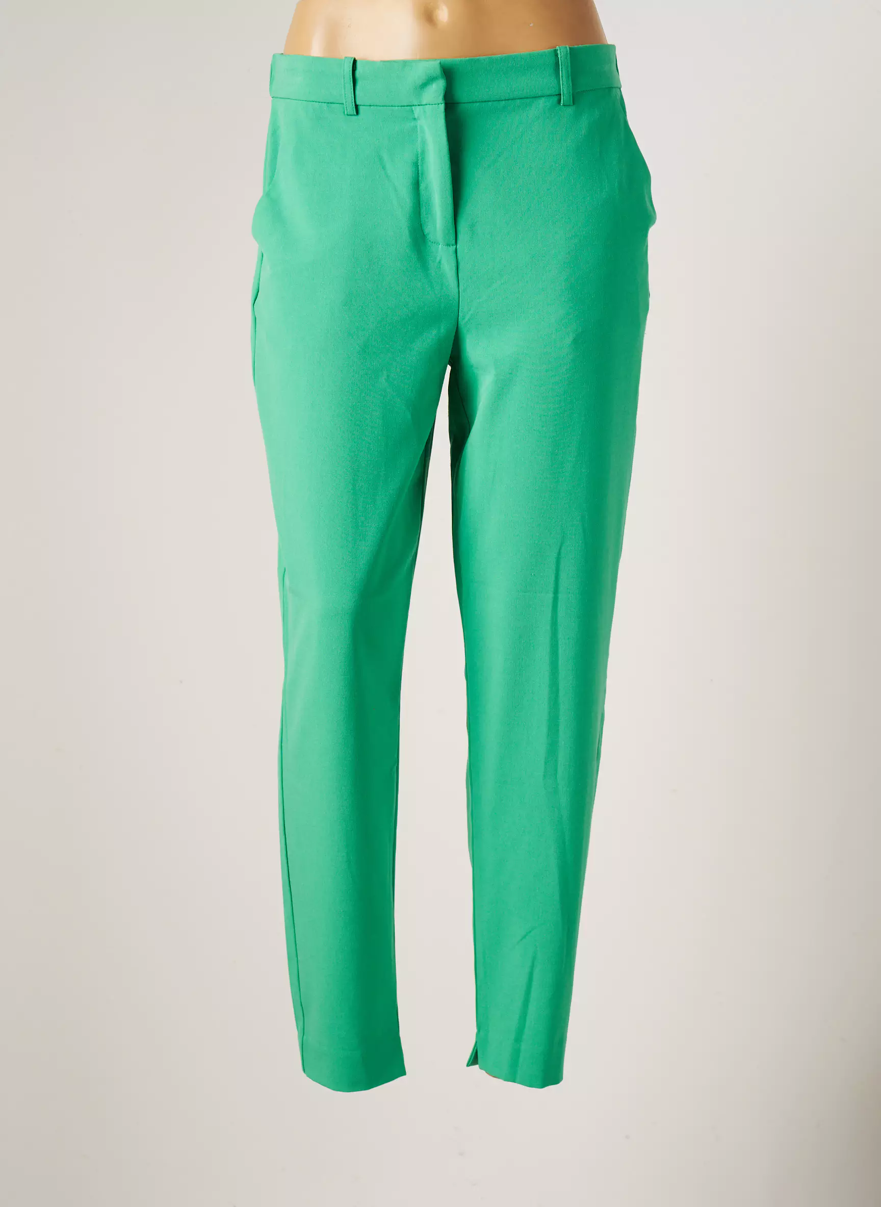 B Young Pantalons Droits Femme couleur vert