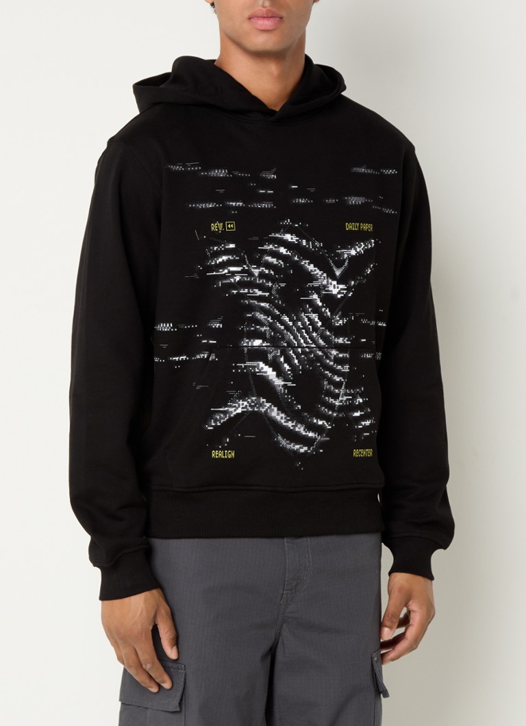 Daily Paper Rewind hoodie with logo print