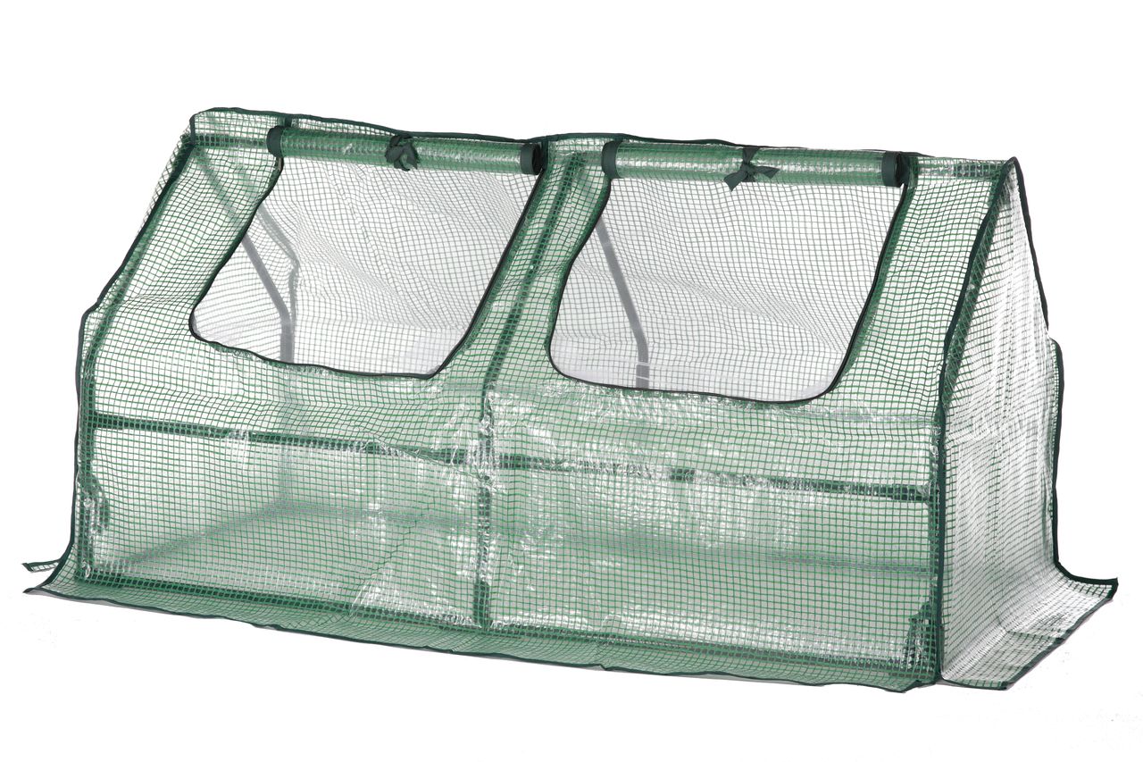 Weles Folien Gewächshaus Frühbeet 120 x 60 x 60 cm, UV-beständig