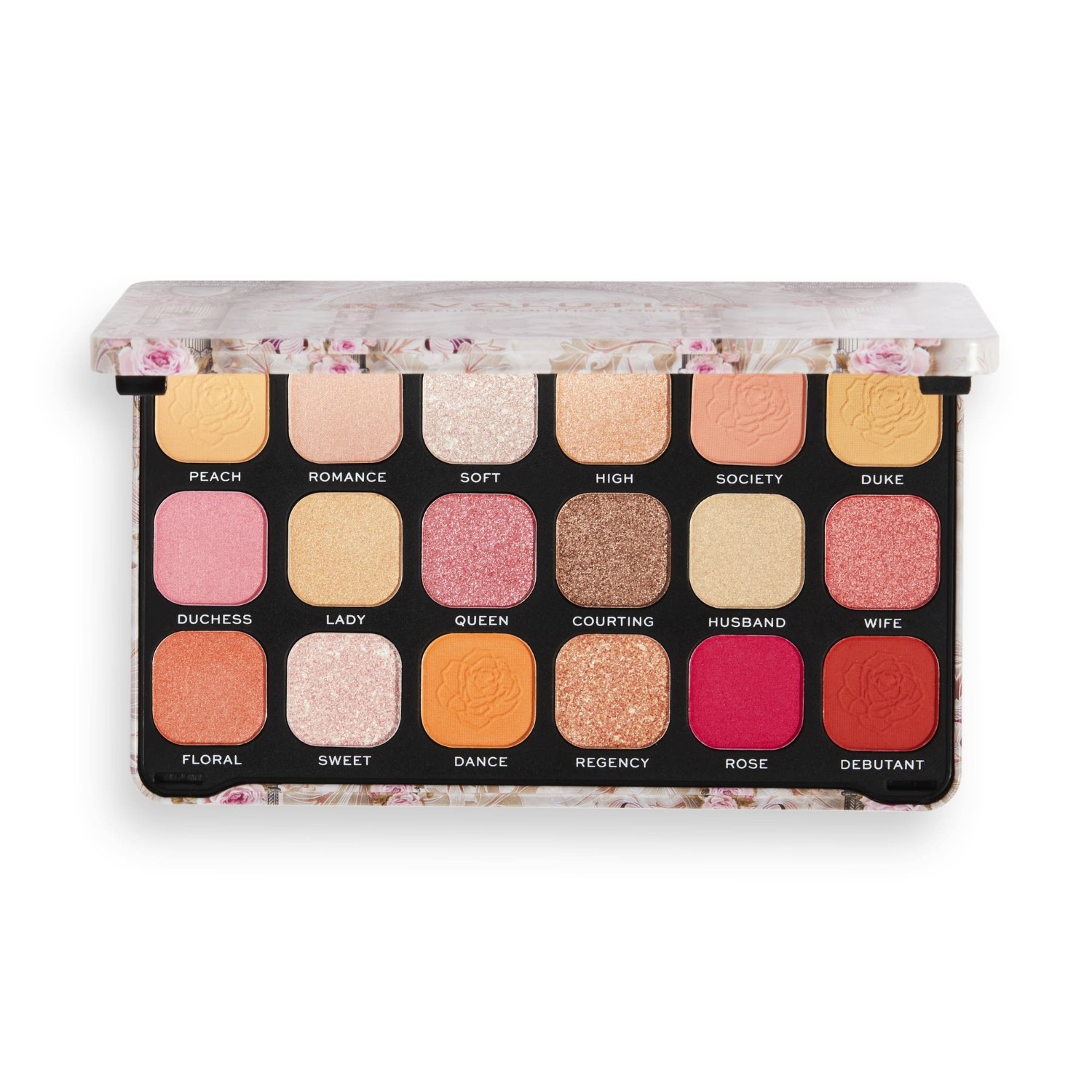 „REVOLUTION Revolution Forever Flawless Regal Romance“ šešėlių paletė