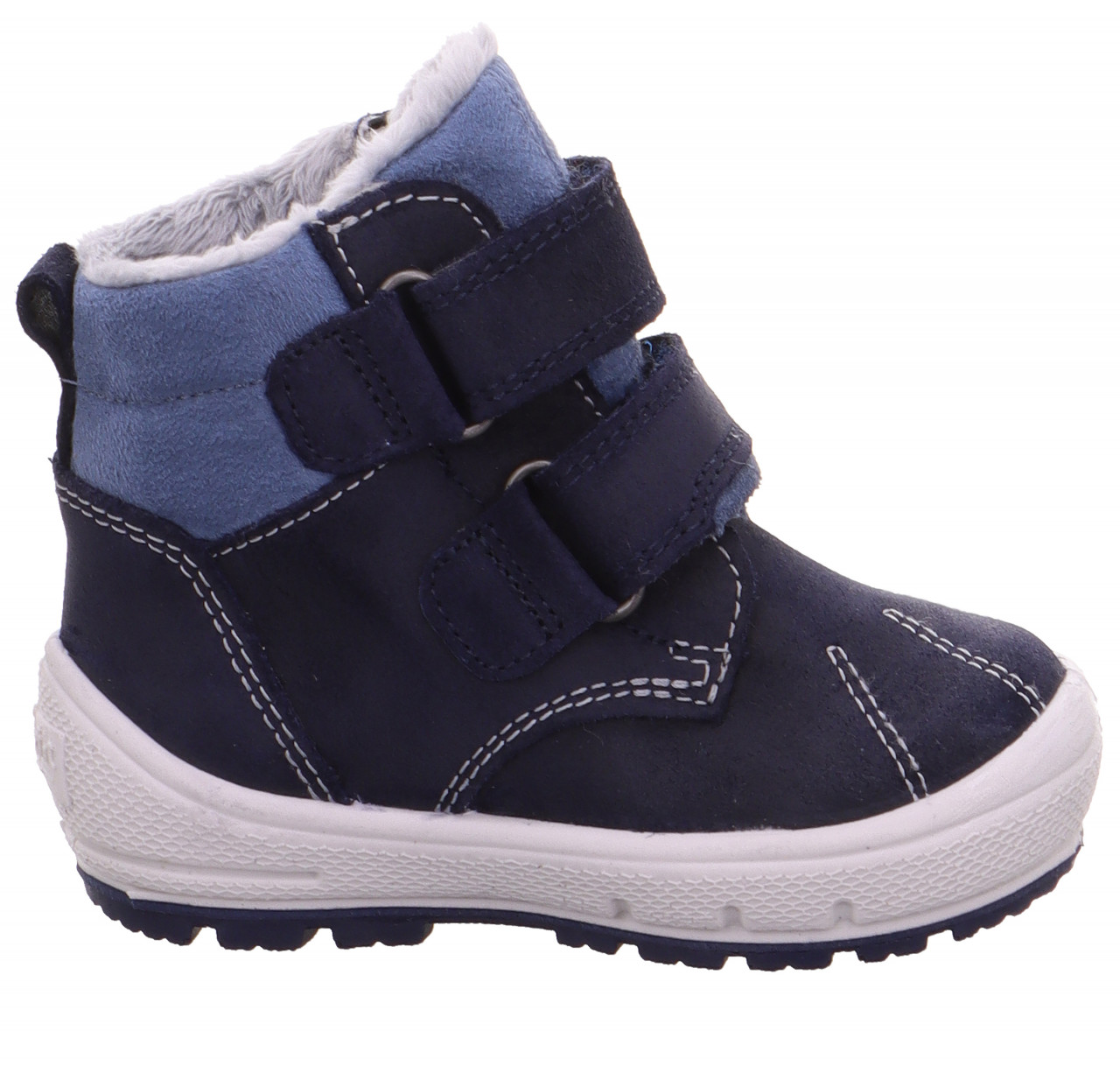GROOVY - Blau Boots mit Klettverschluss